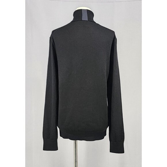 Club Monaco Turtleneck Women Small Black Wool Minimalist BaseLayer Winter - Picture 4 of 9